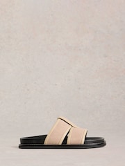 White Stuff Natural Ziggy Slider Footbed Sandals - Image 2 of 4