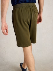 White Stuff Green Brampton Cotton Jersey Shorts - Image 2 of 6