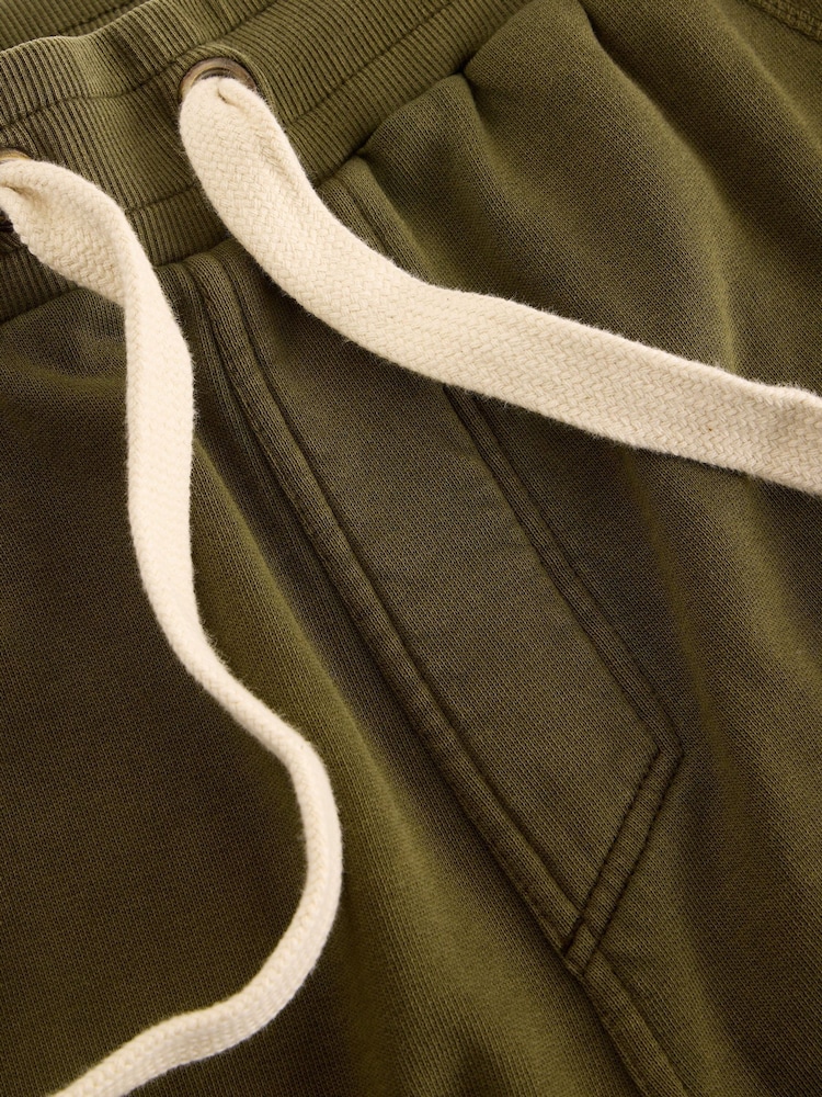 White Stuff Green Brampton Cotton Jersey Shorts - Image 6 of 6