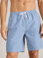 White Stuff Geo Print Volley Swim Shorts - صورة 2 من 6