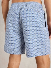 White Stuff Geo Print Volley Swim Shorts - صورة 3 من 6