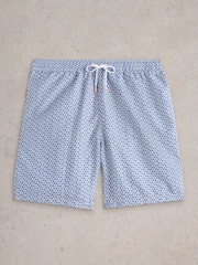 White Stuff Geo Print Volley Swim Shorts - صورة 5 من 6