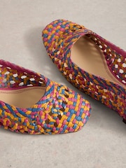 White Stuff Winnie Woven Ballerinas - Imagen 4 de 4