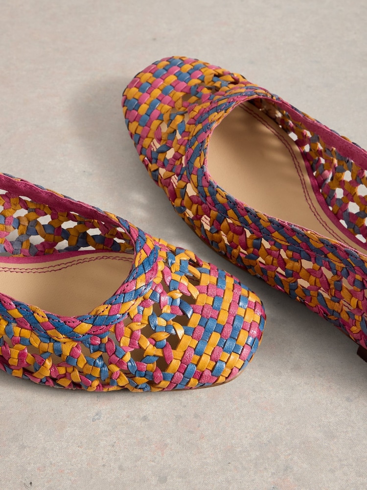 White Stuff Winnie Woven Ballerinas - Imagen 4 de 4