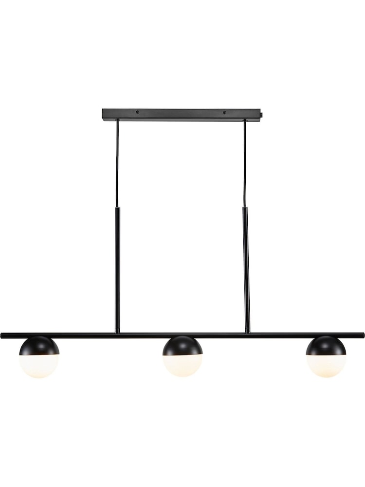 Nordlux Black Contina 3-Spot Pendant Ceiling Light - Image 2 of 6