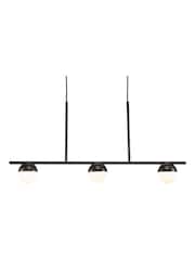 Nordlux Black Contina 3-Spot Pendant Ceiling Light - Image 3 of 6