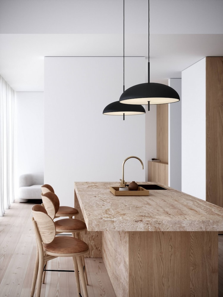 Nordlux Black Versale 35 Pendant Large Ceiling Light - Image 1 of 5 Nordlux Black Versale 35 Pendant Large Ceiling Light - Image 1 of 5