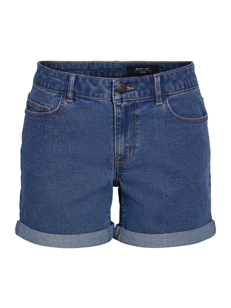 NOISY MAY Blue Denim Shorts - Image 6 of 7