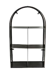 Ivyline Zinc Archway Sculptural Garden Log Storage - Image 2 of 4
