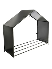 Ivyline Zinc Garden House Log Storage - Image 2 of 4