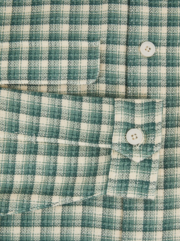 Multicolor verde - Reiss Ribona Woven Check Twin Pocket Overshirt - Imagen 7 de 7