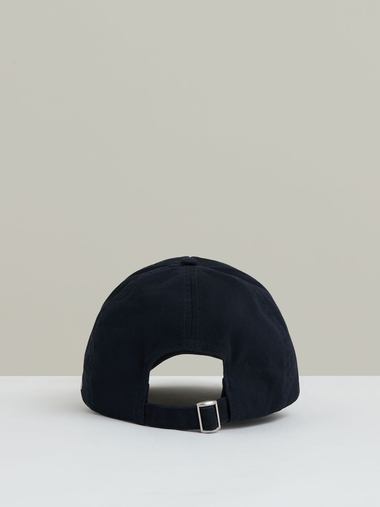 Reiss Navy Brava Sunset-Embroidered Cap - Image 4 of 5