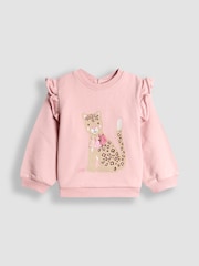 Jojo Maman Bébé Brown Sweatshirt And Leggings Set - Image 2 of 6