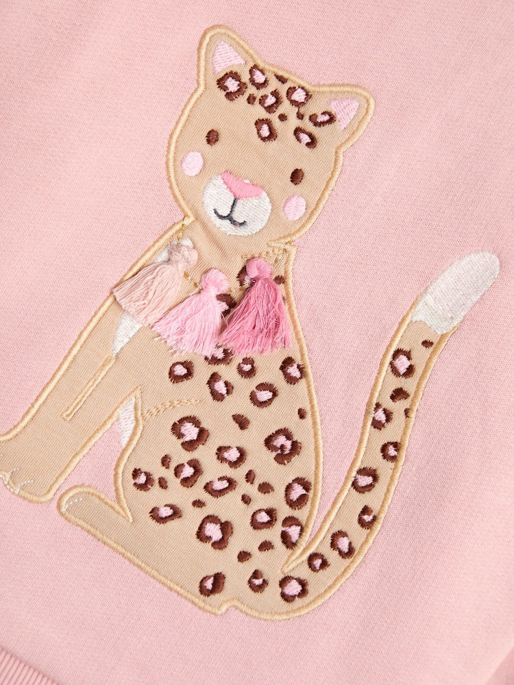 Jojo Maman Bébé Brown Sweatshirt And Leggings Set - Image 6 of 6