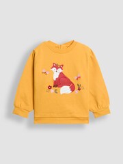 JoJo Maman Bébé Yellow Sweatshirt and Leggings Set - Image 2 of 5