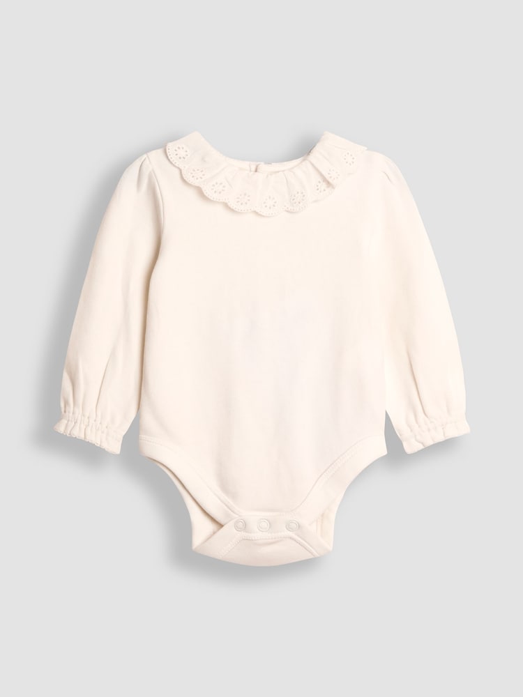 JoJo Maman Bébé Cream Floral Cord Dress & Body Set - Image 2 of 5 JoJo Maman Bébé Cream Floral Cord Dress & Body Set - Image 2 of 5
