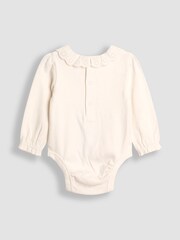 JoJo Maman Bébé Cream Floral Cord Dress & Body Set - Image 3 of 5