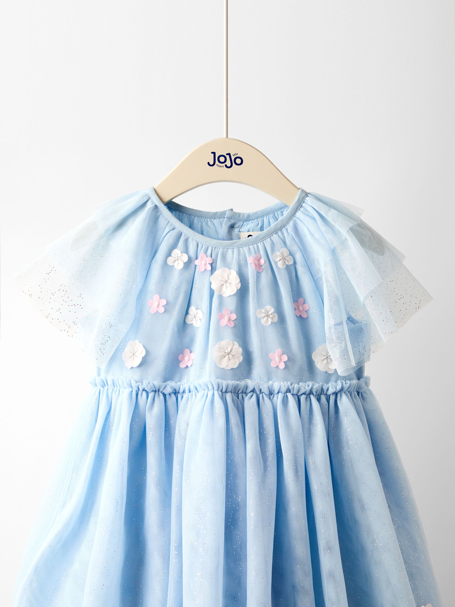 Buy JoJo Maman Bébé Blue Swan Appliqué Tulle Party Dress from Next USA