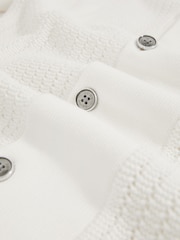 Weiß - Reiss Alphonso Cotton Textured-Knit Cuban-Collar Shirt - Bild 6 von 6