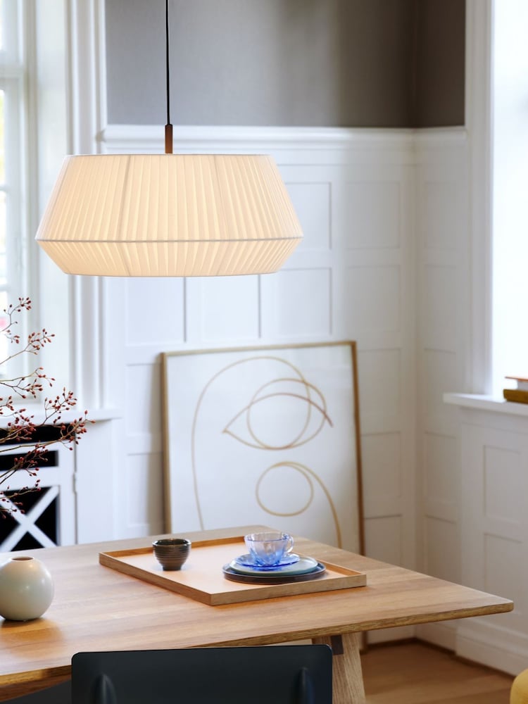 Nordlux White Dicte 40 Pendant Large Ceiling Light - Image 1 of 5