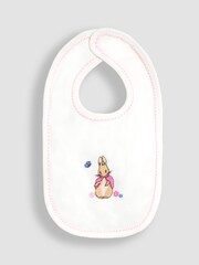 JoJo Maman Bébé Cream Flopsy 3-Pack Bibs - Image 4 of 9