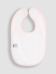 JoJo Maman Bébé Cream Flopsy 3-Pack Bibs - Image 7 of 9