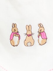 JoJo Maman Bébé Cream Flopsy 3-Pack Bibs - Image 8 of 9