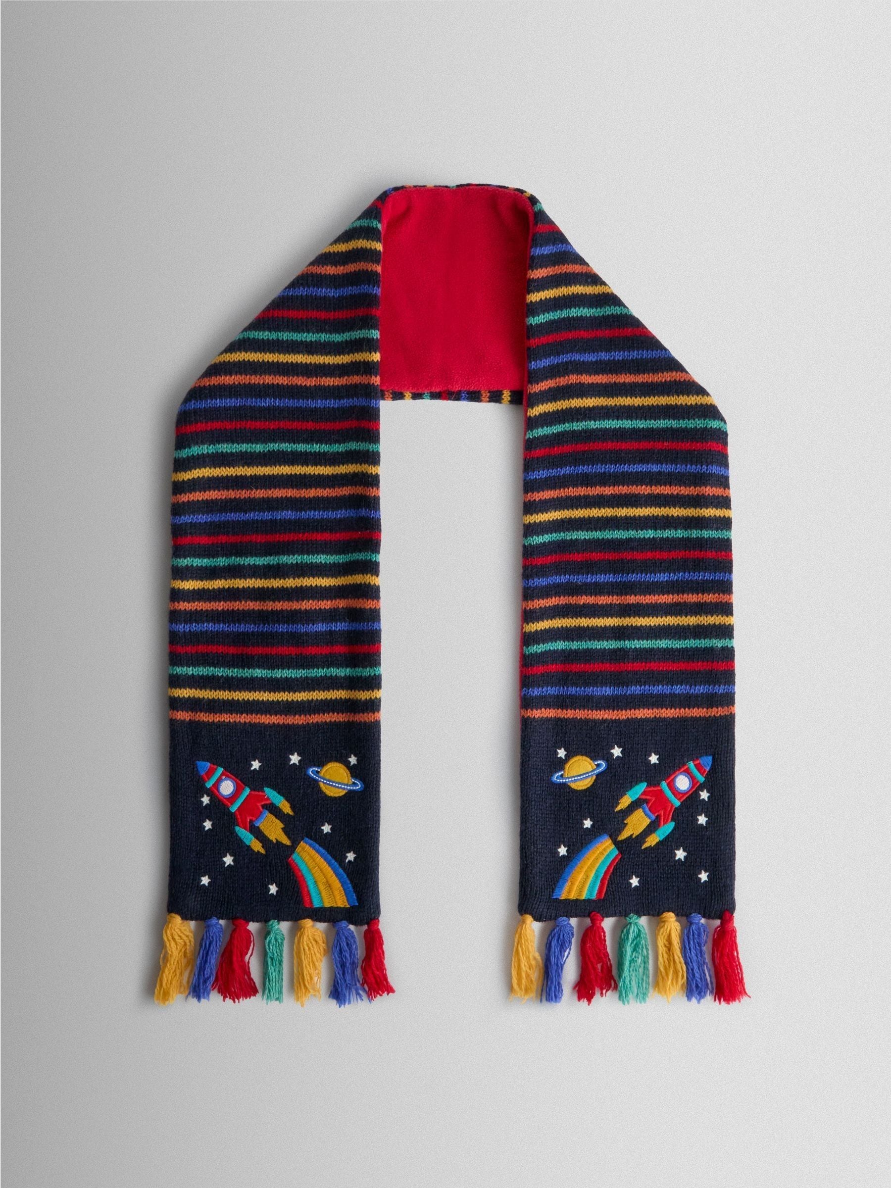 Jojo Maman Bébé Navy Space Scarf