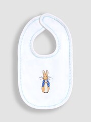 JoJo Maman Bébé White 2-Pack Bibs - Image 2 of 5