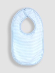 JoJo Maman Bébé White 2-Pack Bibs - Image 4 of 5