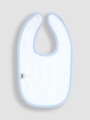 JoJo Maman Bébé White 2-Pack Bibs - Image 5 of 5