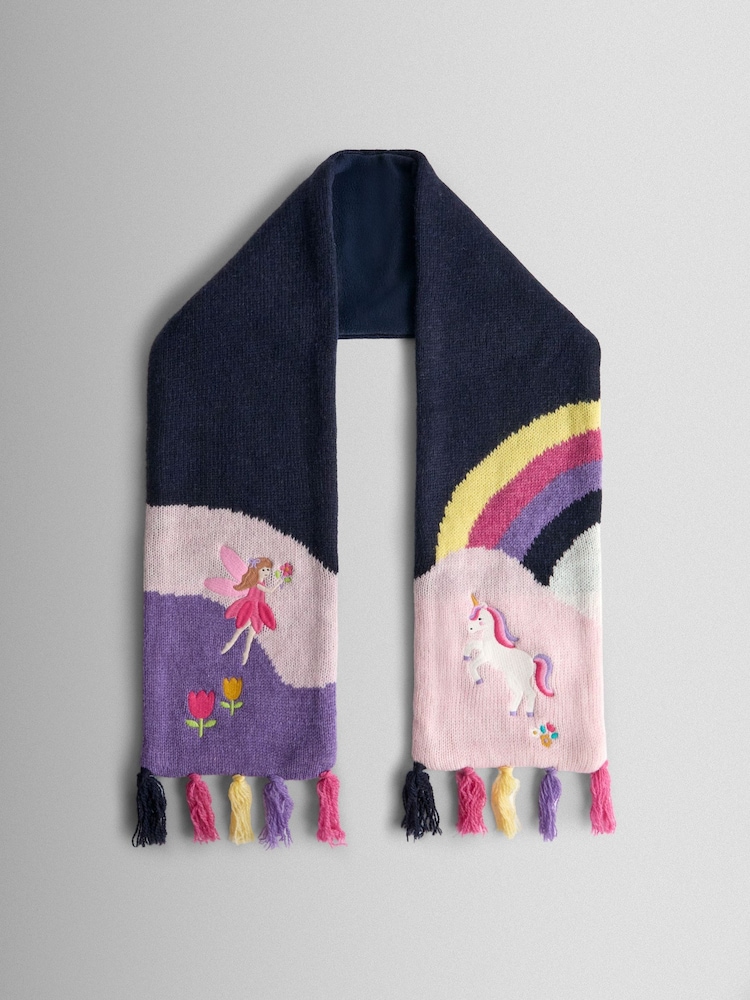 JoJo Maman Bébé Blue Unicorn Fairy Scarf - Image 1 of 5 JoJo Maman Bébé Blue Unicorn Fairy Scarf - Image 1 of 5