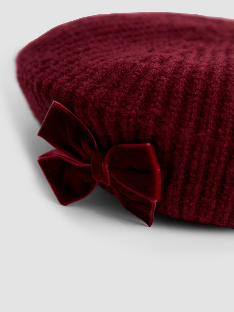 JoJo Maman Bébé Berry Beret Hat - Image 3 of 3