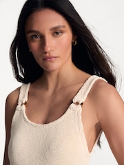 Hunza G Natural Domino Crinkle Swimsuit - Image 4 of 5
