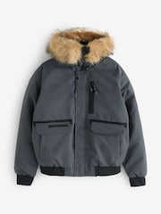 Zavetti Canada Grey Abelli 2.0 Hooded Bomber Jacket - Image 1 of 1