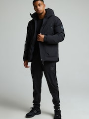 Zavetti Canada Eranio Puffer Parka Black Jacket - Image 2 of 5
