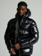 Zavetti Canada Palzino Puffer Black Jacket - Imagen 1 de 6