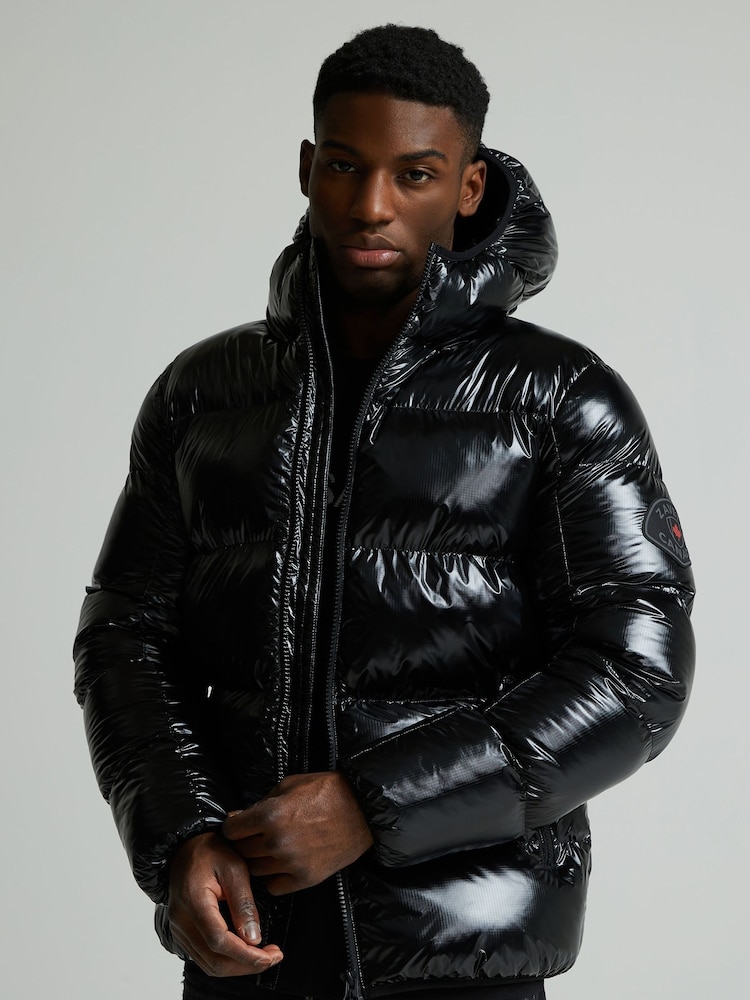 Zavetti Canada Palzino Puffer Black Jacket - Imagen 1 de 6