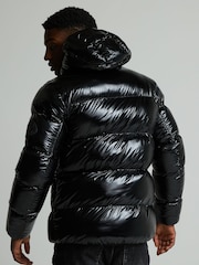 Zavetti Canada Palzino Puffer Black Jacket - Imagen 2 de 6
