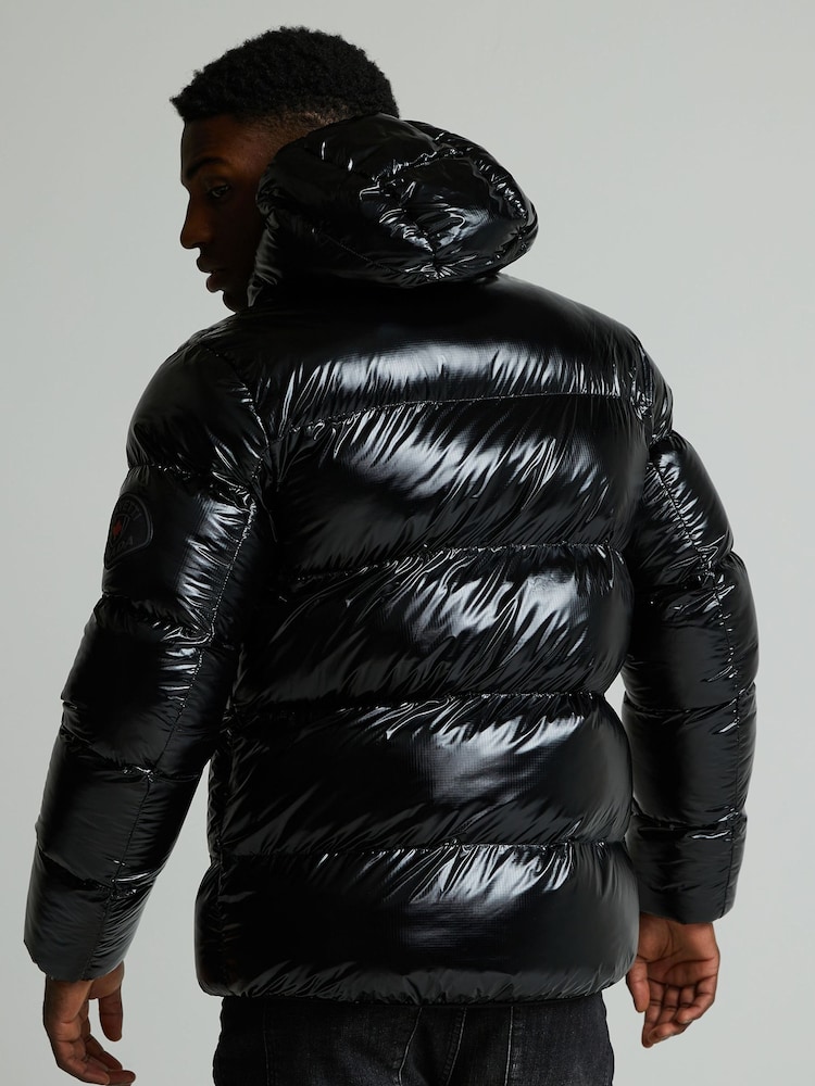 Zavetti Canada Palzino Puffer Black Jacket - Imagen 2 de 6
