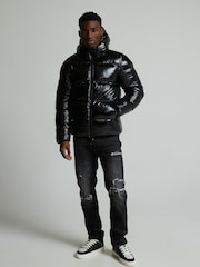 Zavetti Canada Palzino Puffer Black Jacket - Imagen 3 de 6
