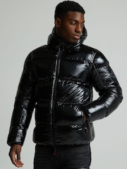 Zavetti Canada Palzino Puffer Black Jacket - Imagen 4 de 6