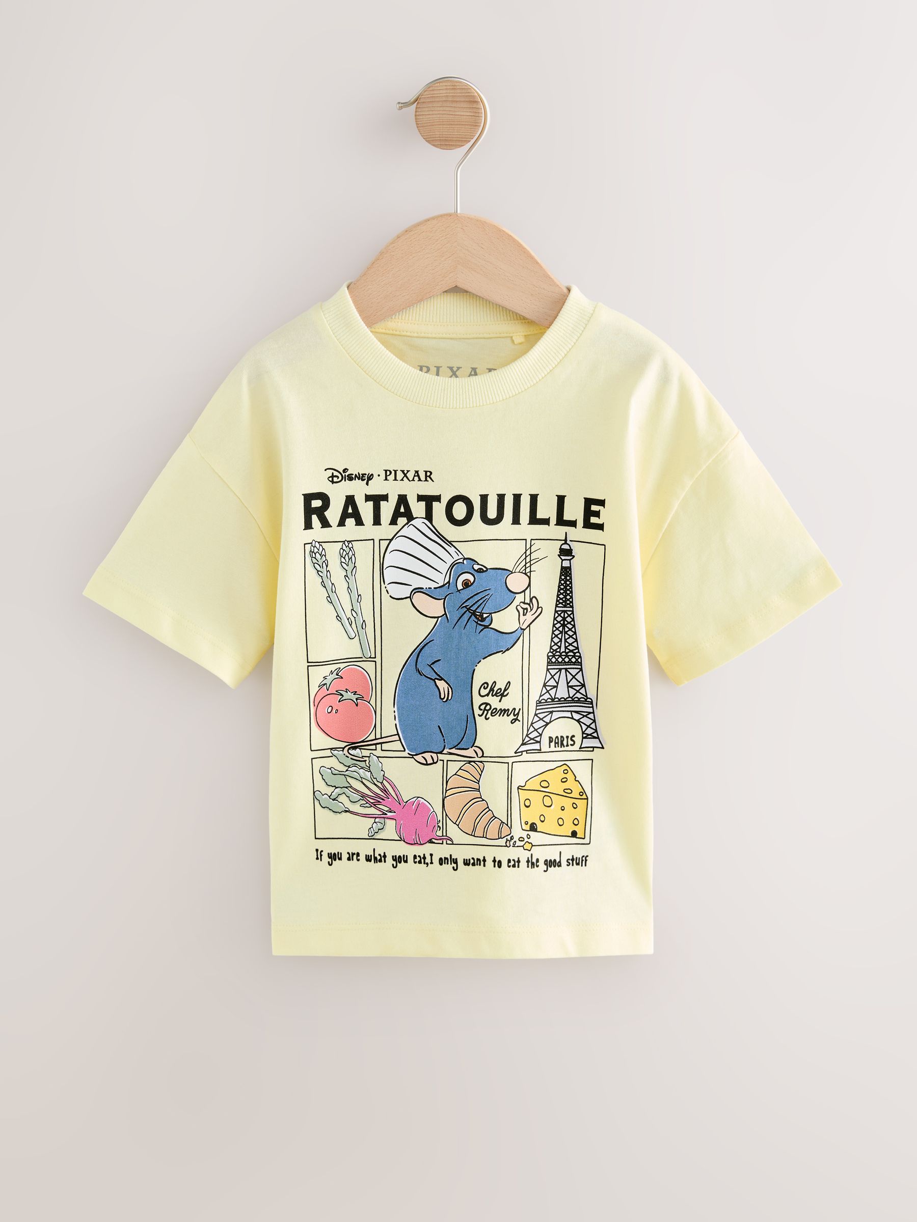 Lemon Yellow Ratatouille Short Sleeve T-Shirt (3mths-7yrs)