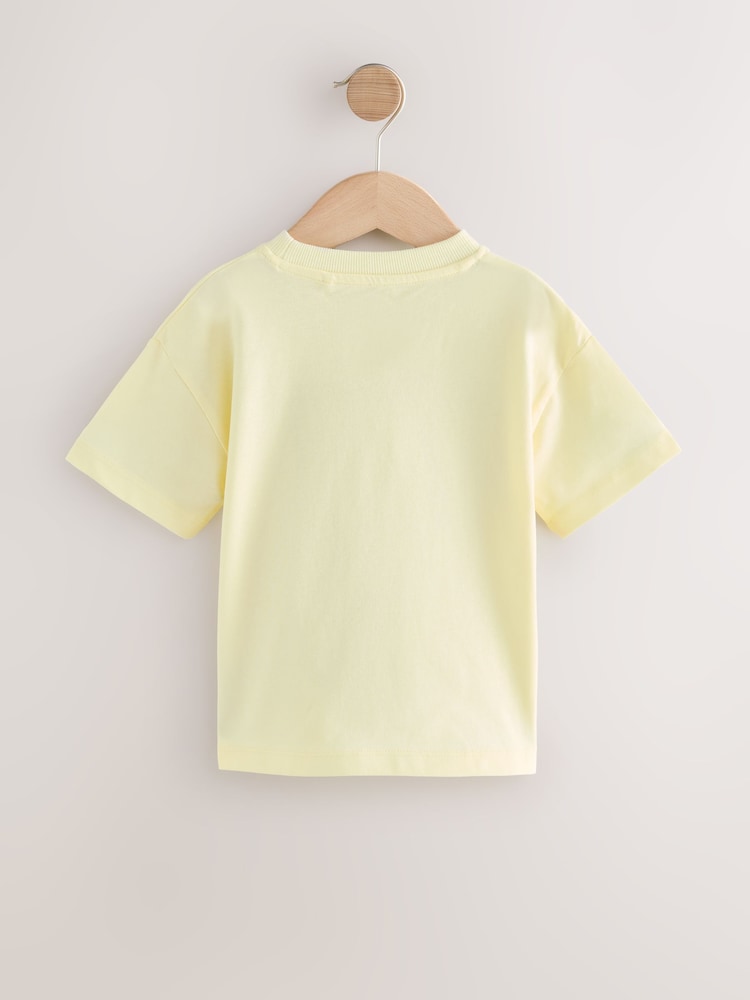 Lemon Yellow Ratatouille Short Sleeve T-Shirt (3mths-7yrs) - Image 2 of 4