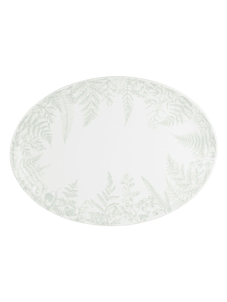 Mary Berry Green Botanical Oval Platter - Image 1 of 2