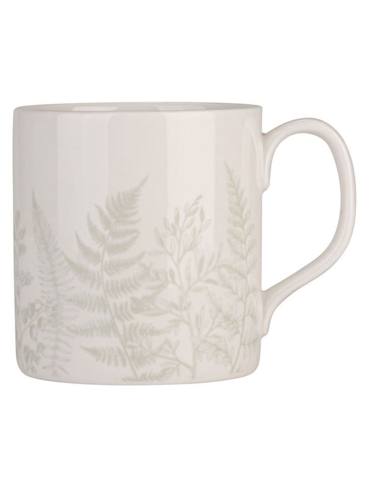 Mary Berry Set of 4 Green Botanical Mugs - Image 1 of 2