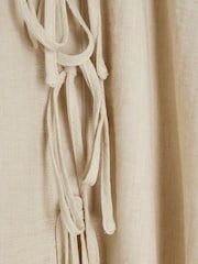 River Island Brown Tie Front Large Collar Blouse - Image 6 of 6
