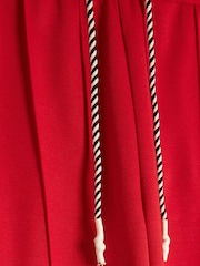 River Island Red Side Stripe Wide Leg Joggers - Image 6 of 6