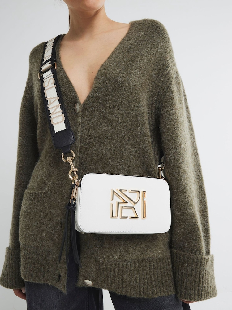 Белый - River Island Camera Cross-Body Bag - Image 1 of 6