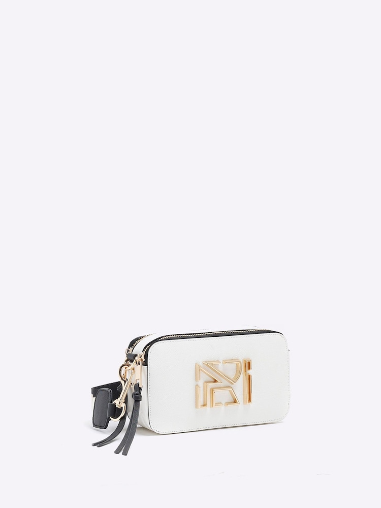 River Island White Camera Cross-Body Bag - Image 4 of 6